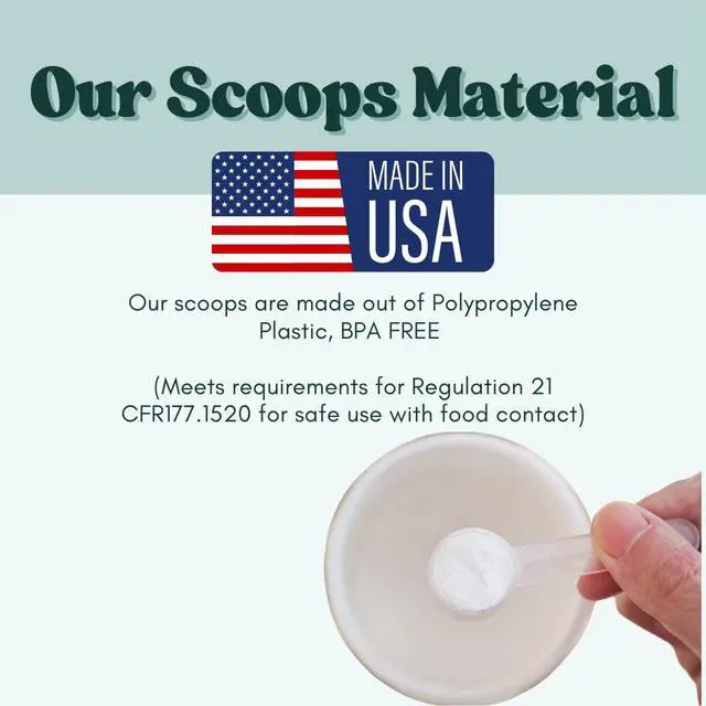 Alt view image 6 of 6 - 1 Teaspoon (1/3 Tablespoon | 5 mL) Long Handle Plastic Measuring Spoon for Coffee, Protein Powder, Pet Food, Spices, Grains, Dry Goods Food-Grade BPA-Free (Pack of 1)