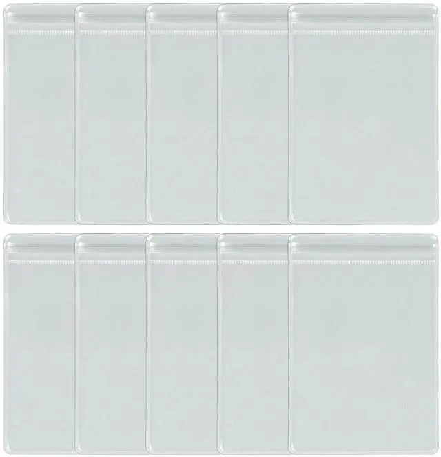 Main image of 10 Pcs Anti-Tarnish Clear PVC Jewelry Bags 3.15"×4.72", Reusable Zip Lock Small Plastic Pouch for Beads/Rings/Earrings/Bracelets (10Pcs-3.15"×4.72")
