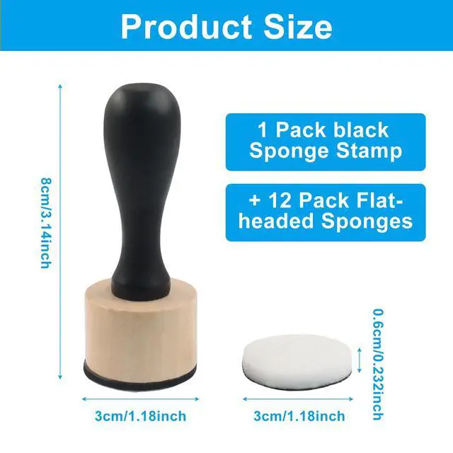 Alt view image 2 of 5 - 13 Pcs Black Ink Blending Tool Set