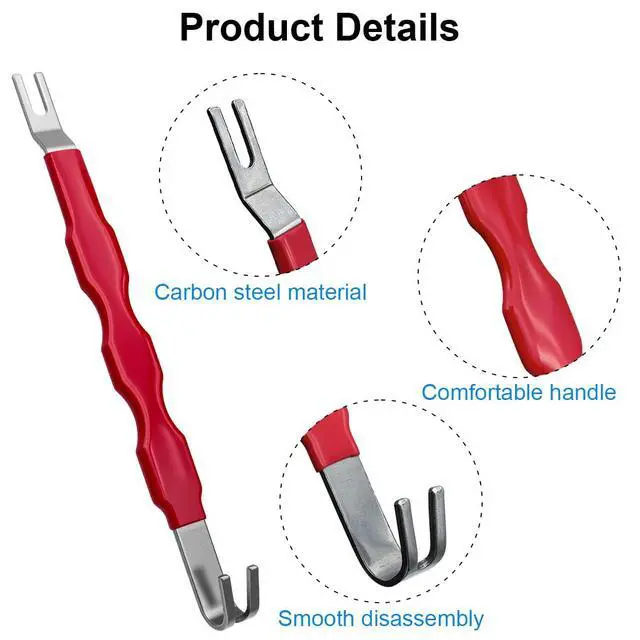 Alt view image 4 of 7 - Automotive Electrical Terminal Connector Separator Removal Tool Remover | 2-in-1 Electrical Disconnect Pliers, Plug Connector Disconnect Tool, car clip remover tool, automotive clip removal tool