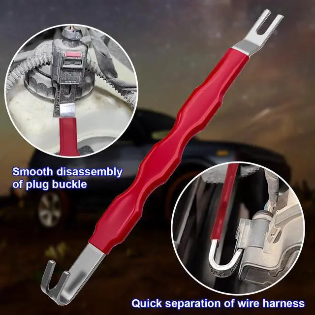 Alt view image 2 of 7 - Automotive Electrical Terminal Connector Separator Removal Tool Remover | 2-in-1 Electrical Disconnect Pliers, Plug Connector Disconnect Tool, car clip remover tool, automotive clip removal tool