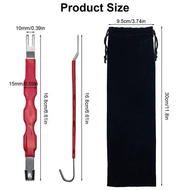 Alt view image 5 of 7 - Automotive Electrical Terminal Connector Separator Removal Tool Remover | 2-in-1 Electrical Disconnect Pliers, Plug Connector Disconnect Tool, car clip remover tool, automotive clip removal tool