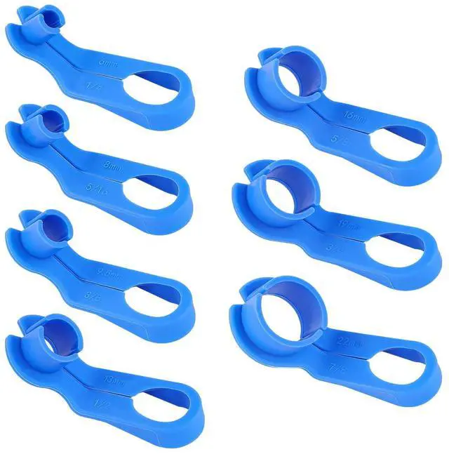 Main image of Salior 7PCS AC Fuel Line Disconnect Tool Set - 1/4 5/16 3/8 1/2 5/8 3/4 7/8 Inch Fuel Filter Removal Tool Compatible with GM Ford Chrysler More Vehicles - New Upgrade Fuel Line Removal Tool Kit