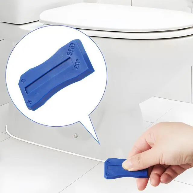 Alt view image 5 of 7 - XIYAOXI 4 Pieces Silicone Caulking Tools Compatible with Sealant Grout Finishing Sealing Blue Caulk Tool Kit Caulking Finishing Tools