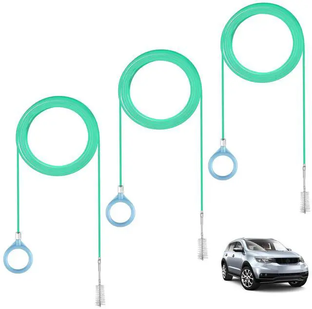 Main image of Opvixi 3 PCS Sunroof Drain Cleaning Tool, 120 Inch Long Flexible Tube Kit | Auto Sunroof Cleaning Brush. Drain Brush Pipe Cleaners. Ideal for Car Sunroof Windshield Wiper Drain Hole