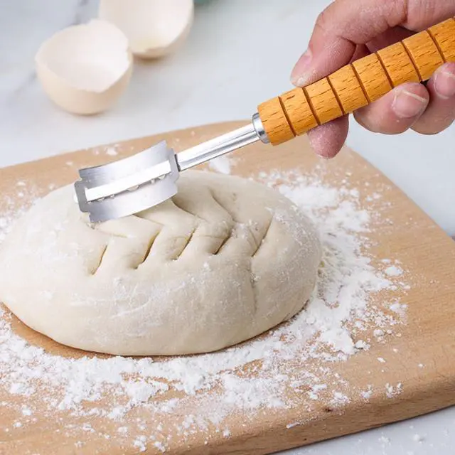 Alt view image 5 of 7 - LGDNNYYY Hand Crafted Bread Lame - Bread Scoring Tool/Bread Knives, Lame Bread Tool Sets for Sourdough Scoring Tool, Sourdough Bread Baking Supplies with 10 Blades Replacement
