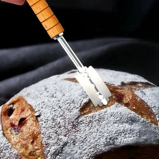 Alt view image 7 of 7 - LGDNNYYY Hand Crafted Bread Lame - Bread Scoring Tool/Bread Knives, Lame Bread Tool Sets for Sourdough Scoring Tool, Sourdough Bread Baking Supplies with 10 Blades Replacement