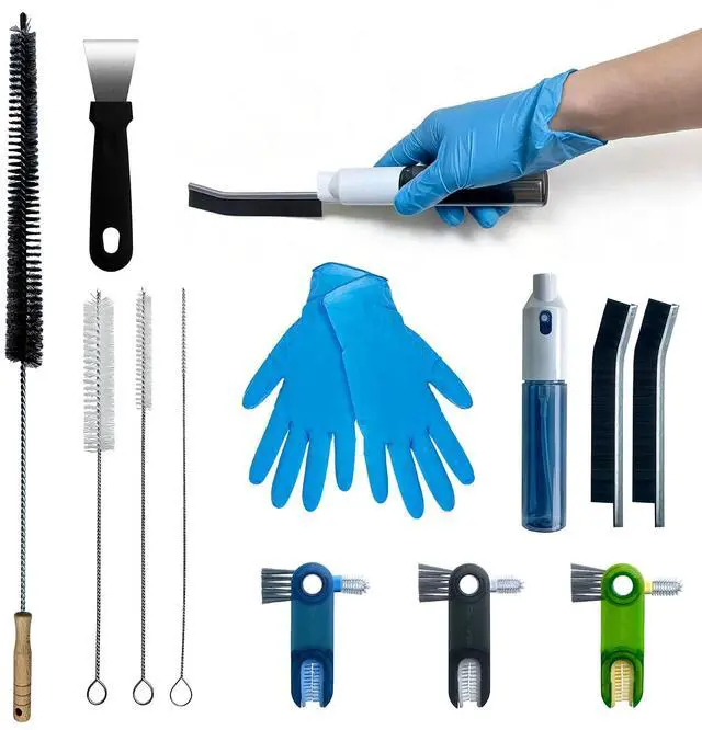 Main image of Origin 12 PCS Home Crevice Cleaning Brush Set | Kitchen Bathroom Cup Lid Straw Dryer Vent Gap Cleaning Tools Household Cleaning Supplies