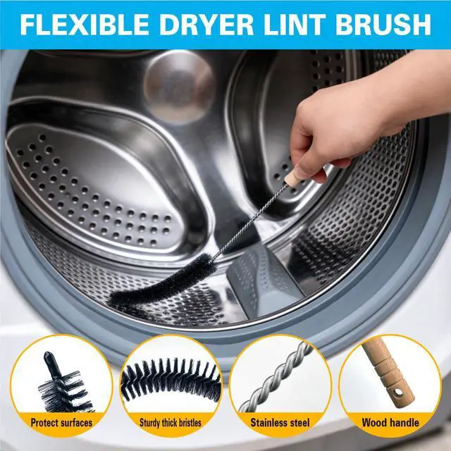 Alt view image 6 of 7 - Origin 12 PCS Home Crevice Cleaning Brush Set | Kitchen Bathroom Cup Lid Straw Dryer Vent Gap Cleaning Tools Household Cleaning Supplies