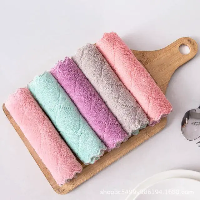 Alt view image 7 of 7 - PCS Small Kitchen Towels Dish Towels, 10 x 6 inch, for Furniture Rags, Tea Towels