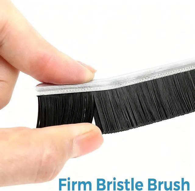 Alt view image 3 of 3 - 3-Pack Black Compact Crevice Cleaning Brush, Multi-Scene Scrub Brush and Crevice Cleaning Tool for Window Tracks, Kitchen Sinks and Household Daily Cleaning Supplies
