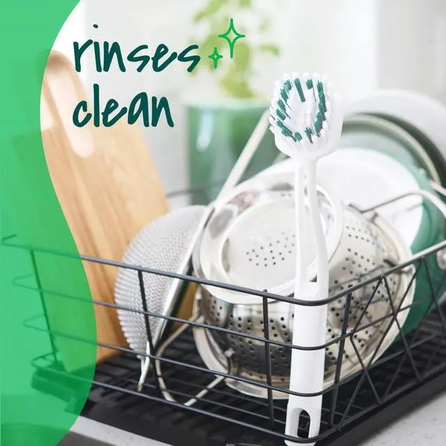 Alt view image 5 of 7 - Pot Pan & Dish Brush, Scrub Brushes for Cleaning Kitchen and Washing Dishes, 1 Count