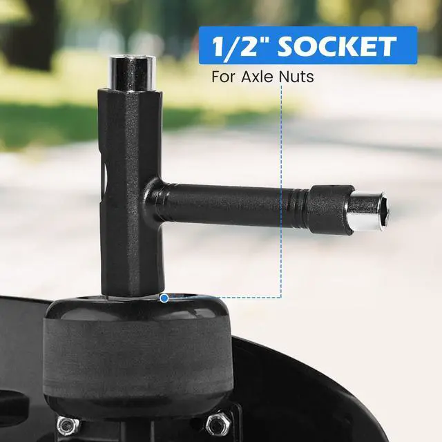 Alt view image 4 of 7 - Skate Tool, Portable T Wrench with L-Type Phillips Screwdriver | Skate Tool,T Wrench,Multi-Function,All-in-One Design,L-Type Screwdriver,Portable Size,Convenient Maintenance