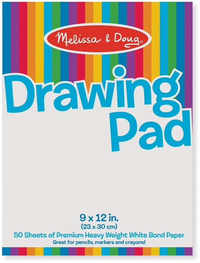 Main image of Drawing Pad (9 x 12 inches) with 50 Sheets of White Bond Paper