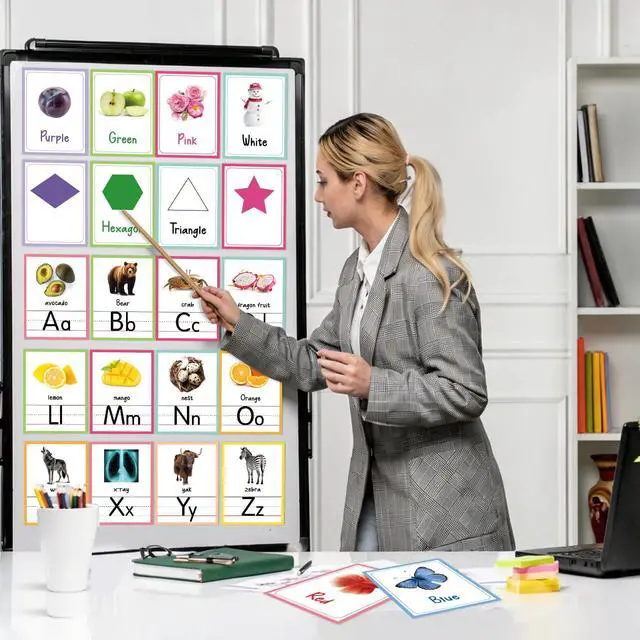 Alt view image 6 of 7 - 57Pcs Alphabet Bulletin Board Set Alphabet Letters for Wall ABC Number 0-20 Classroom Wall Decorations for Back to School Kindergarten Elementary Classroom Nursery Homeschool Teacher Supplies