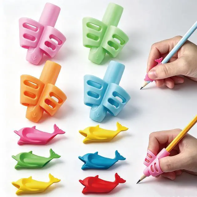 Main image of Pencil Grips for Kids Handwriting, Handwriting Aid with Posture Correction | Beginners Writing Posture Correction Tool, Practice Aid for Toddlers & Preschool Kids, Daycare and Homeschool Supplies