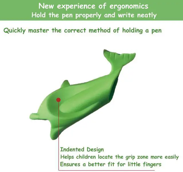Alt view image 6 of 6 - Pencil Grips for Kids Handwriting, Handwriting Aid with Posture Correction | Beginners Writing Posture Correction Tool, Practice Aid for Toddlers & Preschool Kids, Daycare and Homeschool Supplies