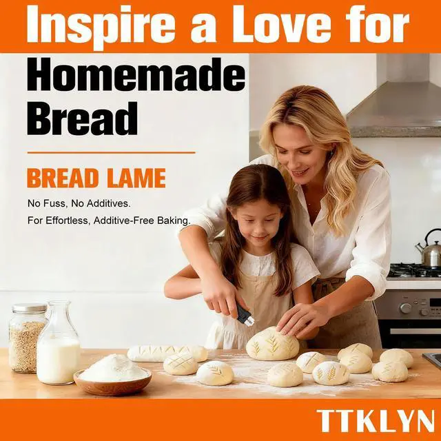 Alt view image 2 of 7 - TTKLYN Bread Lame Dough Scoring Tool | Extractable & Magnetic Bread Scoring Tool with 6 Razor Blades
