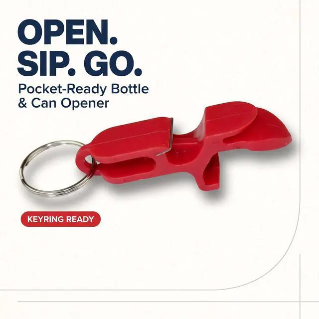Alt view image 2 of 7 - Can Opener Outdoor,Multi-Function Tool Portable Beer Bottle Opener Keychain Shotgun Tool Pocket Aluminum Beer Bar Tool Bottle Openers Practical Processed Great for Parties,Drinking Accessories