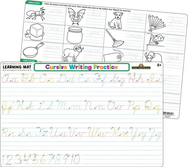 Main image of Teacher Created Resources Cursive Writing Practice Learning Mat (TCR21014)