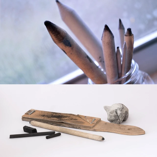Alt view image 7 of 7 - Mr. Pen - 14 Pack of Blending Stumps, Art Eraser, Blending Sticks for Drawing, Shading Pencils for Sketching | Tortillions Paper Art Blenders with Sandpaper Sharpeners & Kneaded Eraser for Beginner Ar