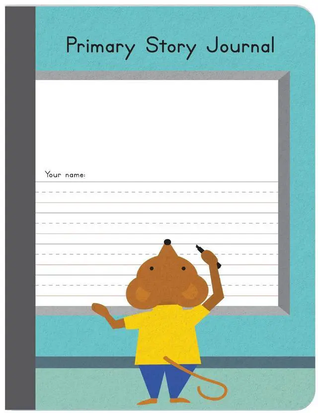 Main image of Primary Journal, 9-3/4" x 7-1/2", Primary Rule, 80 Sheets (63785),White