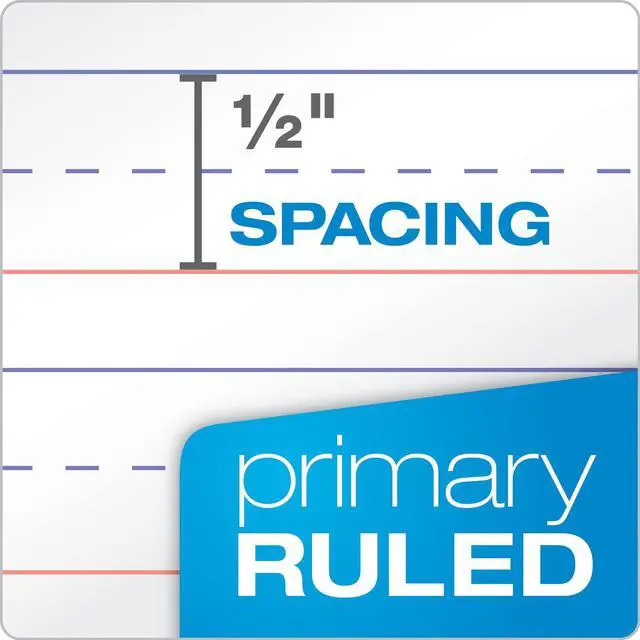 Alt view image 4 of 7 - Primary Journal, 9-3/4" x 7-1/2", Primary Rule, 80 Sheets (63785),White