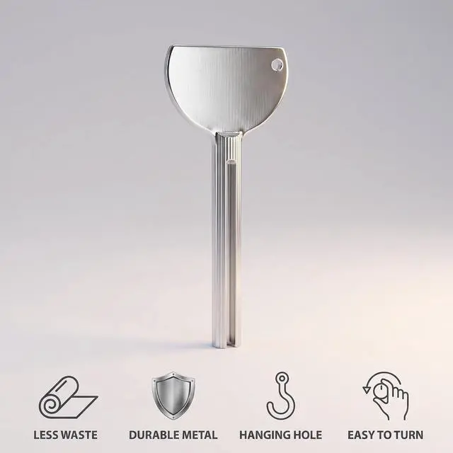 Alt view image 3 of 7 - 2PCS Stainless Steels Metal Tube Squeezer Keys Tube Squeezer Tool, Salon Toothpaste Tube Squeezers Toothpaste Squeezer,Daily Living Tube Squeezing Aids