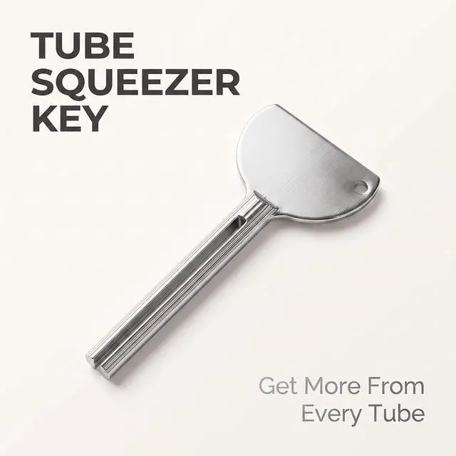 Alt view image 5 of 7 - 2PCS Stainless Steels Metal Tube Squeezer Keys Tube Squeezer Tool, Salon Toothpaste Tube Squeezers Toothpaste Squeezer,Daily Living Tube Squeezing Aids