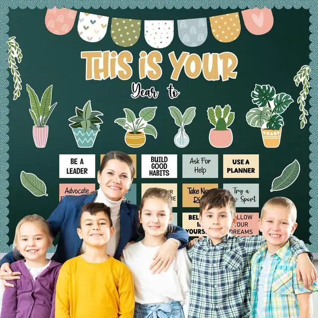 Alt view image 4 of 7 - Classroom Bulletin Board Decorations Set, Growth Mindset Classroom Decor, SEL Positive Affirmation Posters, Motivational Bulletin Board School Wall Decor for Students, Elementary Teacher Supplies