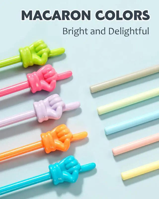 Alt view image 7 of 7 - Dumero 10pcs Finger Pointer for Classroom, Reading Pointers for Kids, Hand Pointing Stick, Teaching Finger Class Pointer for Teachers, Classroom Teacher Must Haves Supplies Essentials