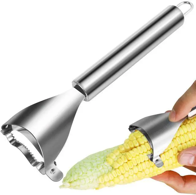 Main image of Corn Stripper, 304 Stainless Steel Corn Peeler, Corn Kernel Remover Tool | Corn Stripper,Corn Peeler,Corn Kernel Remover,304 Stainless Steel,Kitchen Tool,Quickly Removing Corn Kernels from Cob