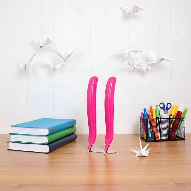 Alt view image 5 of 7 - 2 Pcs Pink Portable Staple Remover, Staple Puller Tool Magnetic Head Staple Removal Tool Handheld Staple Puller, Pen Type Staple Remover Binding Supplies School Office Home