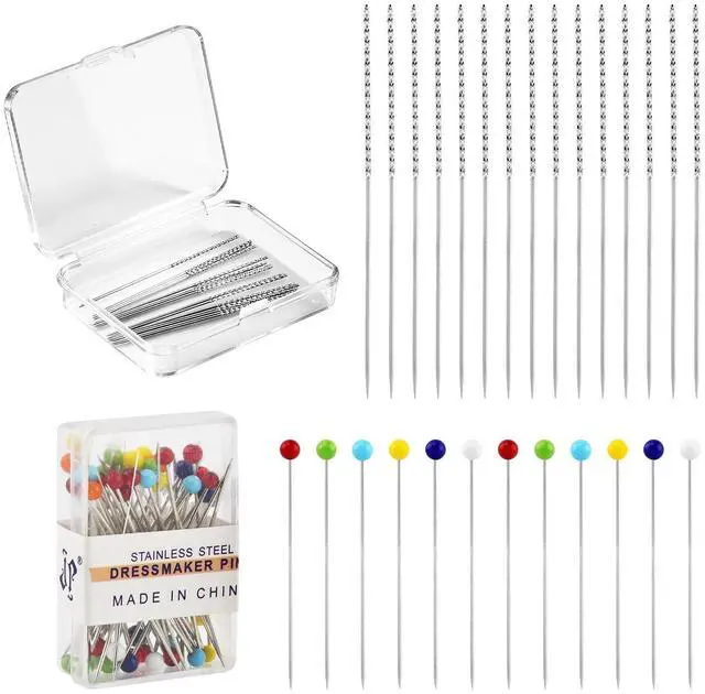 Main image of 15 Pack Snag Repair Tool Set with 50 Positioning Pins, Snag Nab It Tool and Snag Repair Needles for Clothing, Knitwear, Curtains and Fabric,Leather Craft Sewing and Loose Thread Repair(0.03x2.36 Inch)