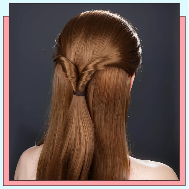 Alt view image 6 of 7 - 4pcs Pony Hair Tail Tools, 2 Pairs Hair Loop Styling Tool Hair Flipper Pull Through Tool, French Braiding Hair Tool Hair Accessories for Women Girls, Loop Hair Tool, Light Blue/Light Pink