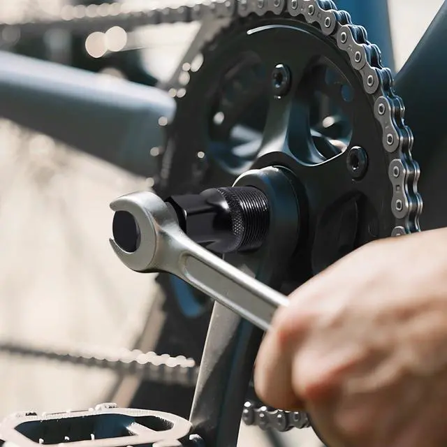Alt view image 6 of 7 - Crank Puller, Premium Bike Crank Removal Tool | Crank Puller Bike Tool for Square Taper & Splined Cranks, Removes Crankset Arms for Cycling Repair & Bottom Bracket Service