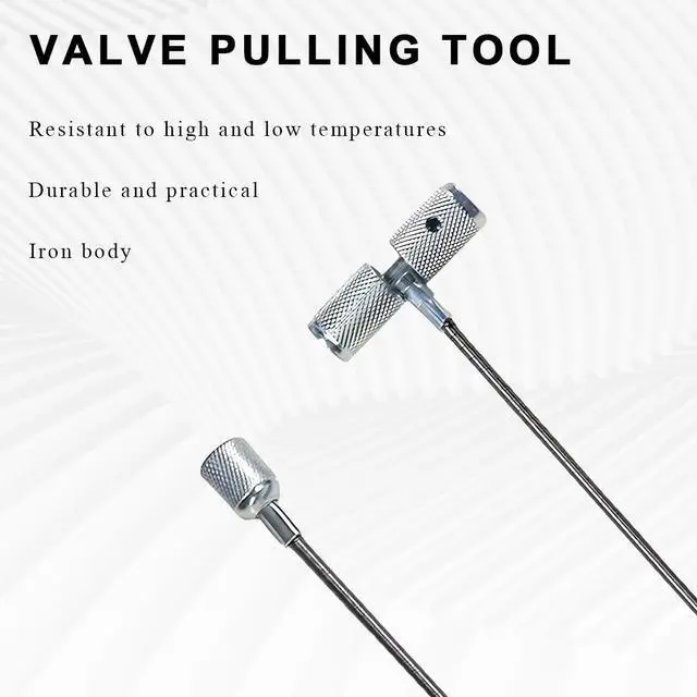 Alt view image 4 of 6 - Valve Stem Installation Fishing Tool, Valve Stem Puller Tire Repair Fishing Tool, Universal Auto Plug Core Remover for Valve Stem Installation and Removal, Car Accessories