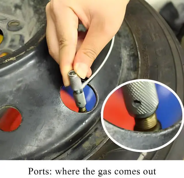 Alt view image 5 of 6 - Valve Stem Installation Fishing Tool, Valve Stem Puller Tire Repair Fishing Tool, Universal Auto Plug Core Remover for Valve Stem Installation and Removal, Car Accessories