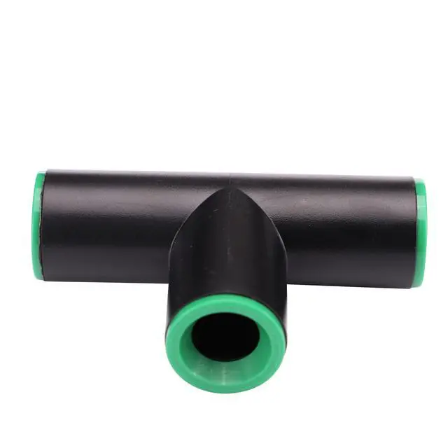 Alt view image 2 of 4 - 347G00UB Compression Tee, 1/2-Inch, Drip Irrigation Fitting for Supply Tubing and Dripline, Black with Green