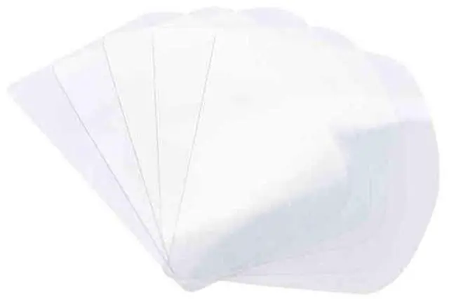 Main image of 5 Pieces Flexible Plastic Cake Scraper Smoother Transparent Cream Scraper Spatula Cake Smoother Icing Smoother Pastry Spatula Scraper for DIY Kitchen Bakery Baking Cake Decorating Supplies