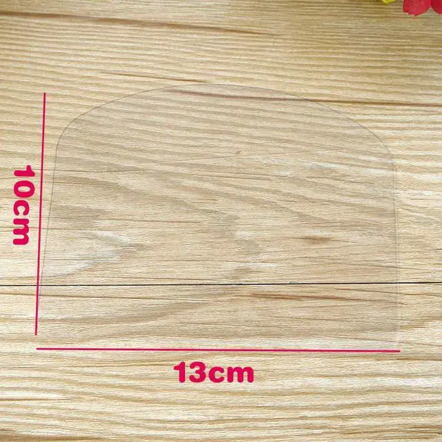 Alt view image 3 of 7 - 5 Pieces Flexible Plastic Cake Scraper Smoother Transparent Cream Scraper Spatula Cake Smoother Icing Smoother Pastry Spatula Scraper for DIY Kitchen Bakery Baking Cake Decorating Supplies