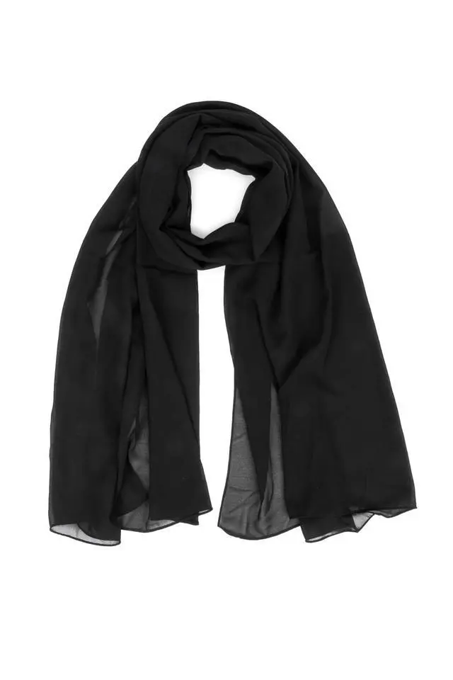 Alt view image 7 of 7 - Lightweight Sheer-Chiffon-Scarf for Women Long Scarf Shawl Wrap for Dresses Wedding Party Sunscreen Accessory