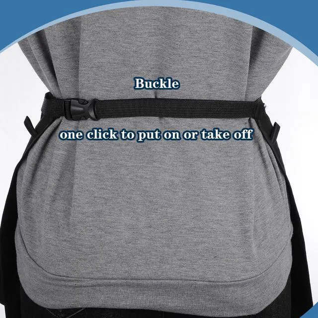 Alt view image 4 of 7 - Hair Aprons for Stylist, Waitress Apron with Half Pockets Waterproof | Adjustable Server Aprons Half Pockets Hairstylist Hairdresser for Men Women Waist Hairdresser Work Servant Barber