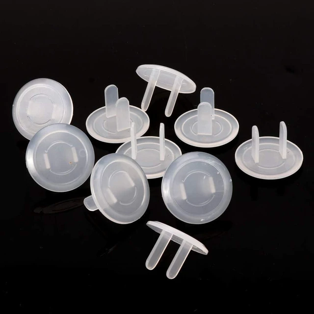 Alt view image 6 of 6 - 10pcs White Power Socket Plugs Protector Cover,Protection Anti Electric Shock Electrical Outlet Cover Plate,Protection Anti Electric Shock for Baby Safety Guard,Electrical Safety Safety