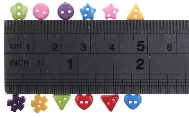 Alt view image 5 of 5 - 6mm 100Pcs Mixed Color and Style Mini Buttons for DIY Handmade Craft Art Sewing Doll Cloth Buttons