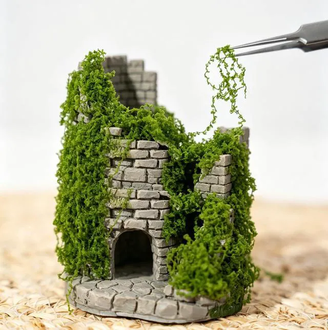 Alt view image 7 of 7 - Fake Green Moss for Potted Plants,Artificial Moss for Crafts Indoor,DIY Table Decorating Fairy Garden Accessories Wedding Party Floral Decor Outdoor