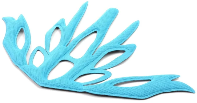 Alt view image 2 of 7 - Helmet Padding Foam Pads Kit Sealed Sponge Protective Lining Liner Cushion Mat Sets for Outdoor Sports Cycling Bike Motor Bicycle Riding Accessories (Blue)