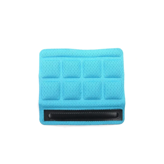 Alt view image 3 of 7 - Helmet Padding Foam Pads Kit Sealed Sponge Protective Lining Liner Cushion Mat Sets for Outdoor Sports Cycling Bike Motor Bicycle Riding Accessories (Blue)