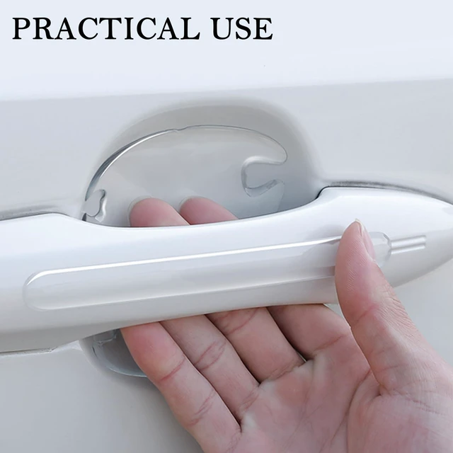 Alt view image 7 of 7 - 8PCS Car Door Handle Protector with Sport Word,Stylish PVC Car Door Handle Scratch Protector for Avoiding Scratch,Universal Cars Handles Protectors Cars Exterior Accessories (Transparent)