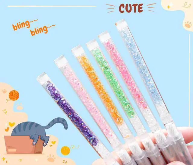 Alt view image 2 of 6 - Exacto Knife Set, Bling Hobby Knife Pen with Blade Refills, Craft Cutting Tools for Scrapbooking Stencil Washi Tape Sticker Cutter, Pink